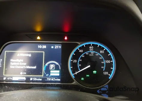 2018 Nissan Leaf Sl из США, поврежденный, VIN 1N4AZ1CP1JC304811